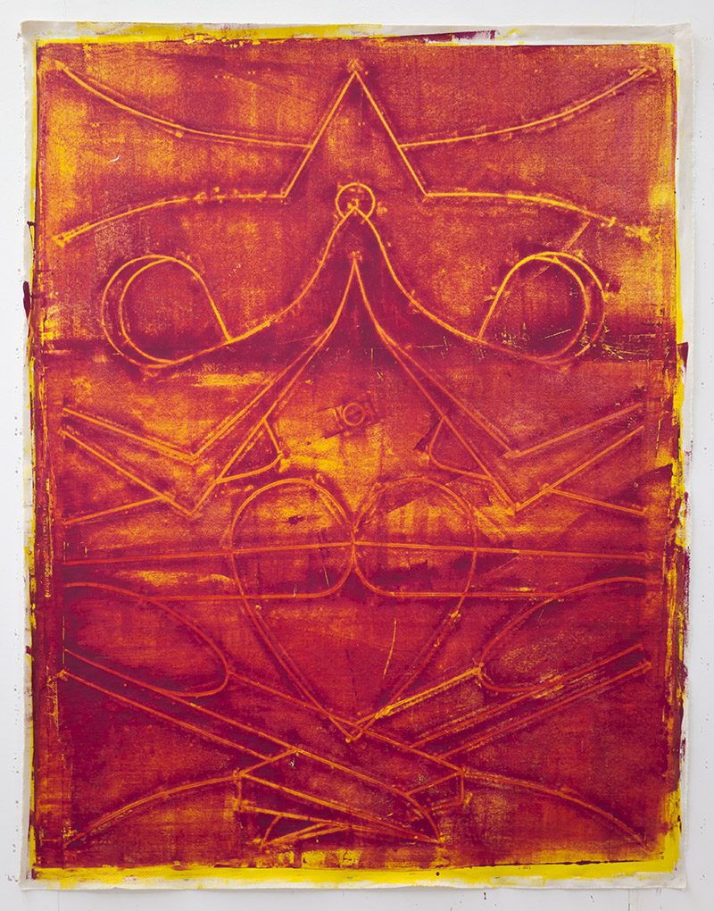 Jonathan Kelly - Mouth Breather Burn - Acrylic on Canvas - 130x170cm